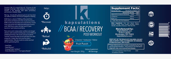 BCAA/Recovery Post-Workout